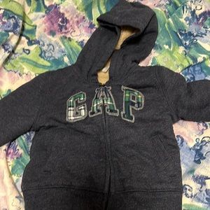 Like New Baby Gap 12-18 month Gap Sherpa hoodie extra warm no stains